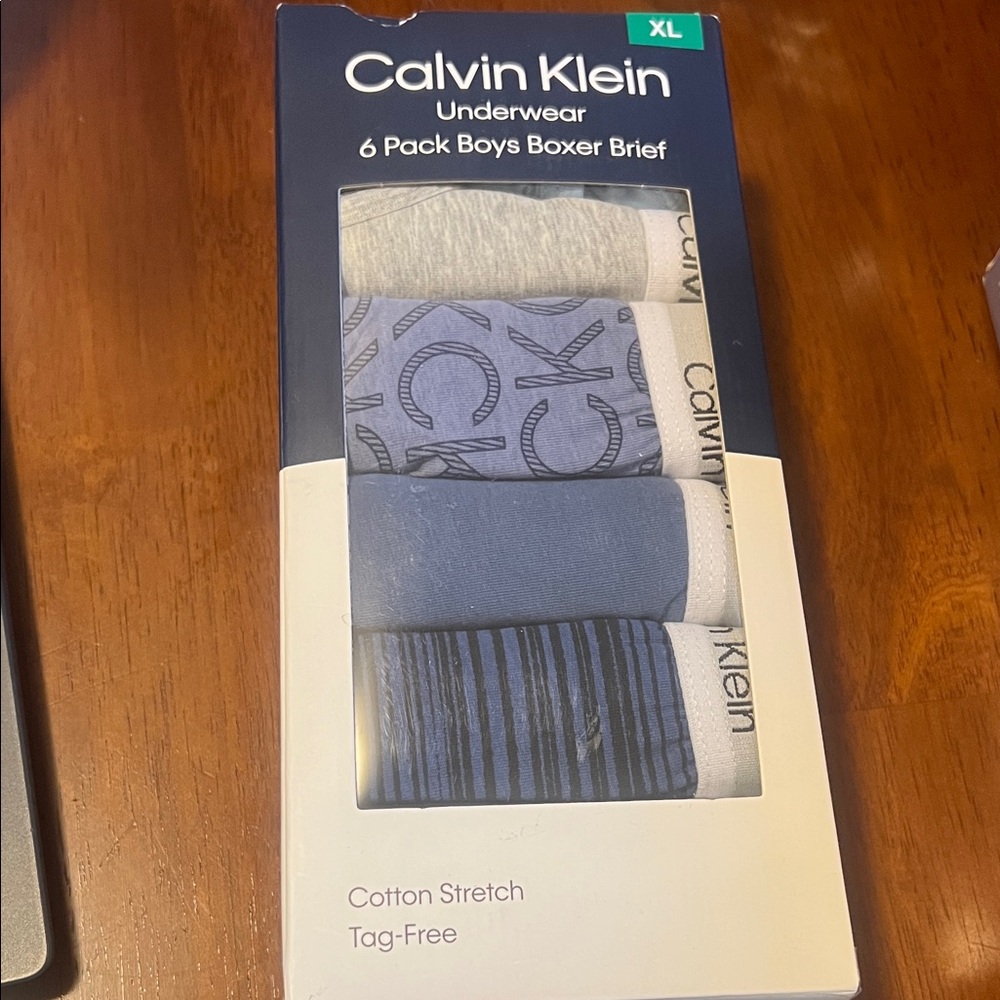 Calvin Klein Boys Boxer Briefs 6-Pack XL